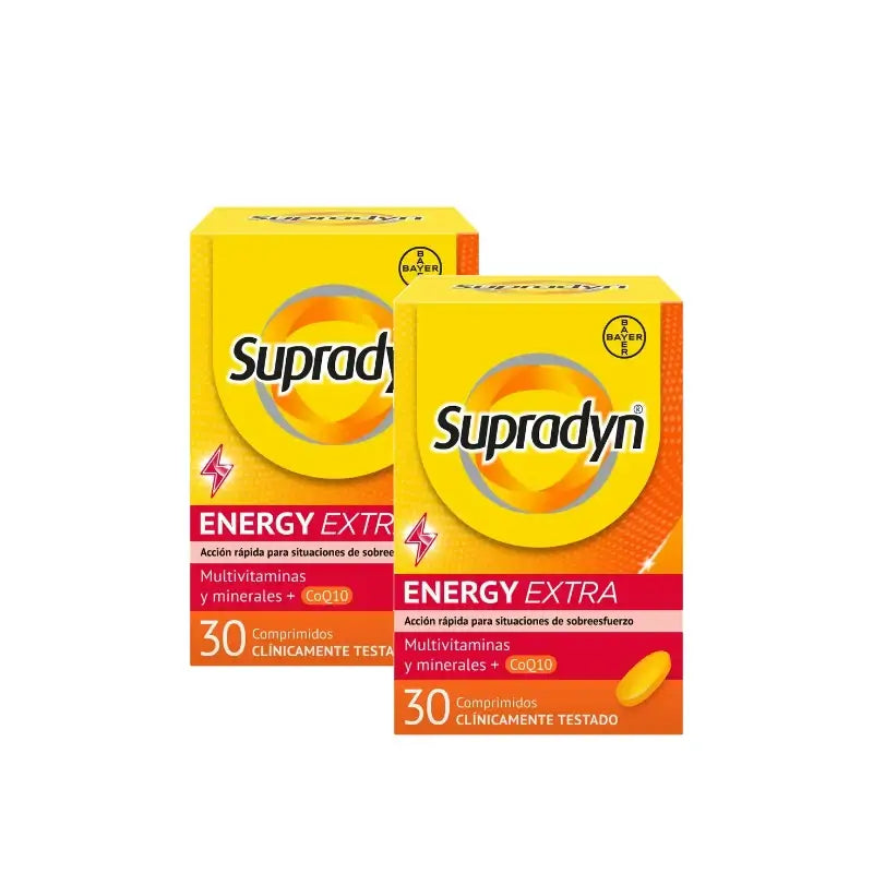 Supradyn Energy Extra Deporte Βιταμίνες και Ενέργεια, Συσκευασία 2 x 30 δισκία