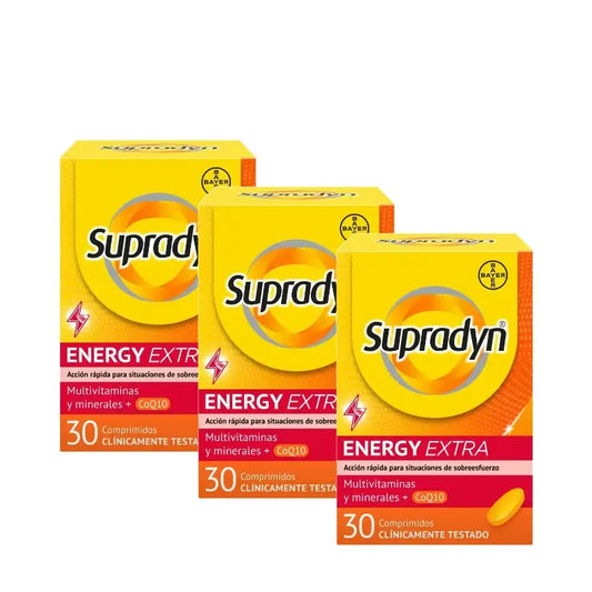 Supradyn Energy Extra Sport: Βιταμίνες και Ενέργεια, Συσκευασία 3 x 30 δισκία