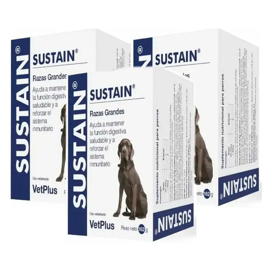 Sustain για σκύλους μεγάλων φυλών, συσκευασία 3 x 30 φακελάκια
