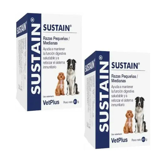 Sustain για μικρά και μεσαία σκυλιά, συσκευασία 2 x 30 φακελάκια