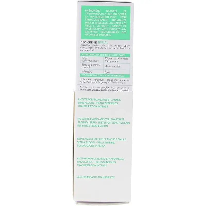 SVR Spirial Duo Deo-Cream Αντιιδρωτικό 48 ωρών, 2x50 ml