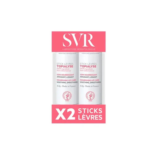 Svr Topialyse Duo Stick για τα χείλη, 2x4 γρ.