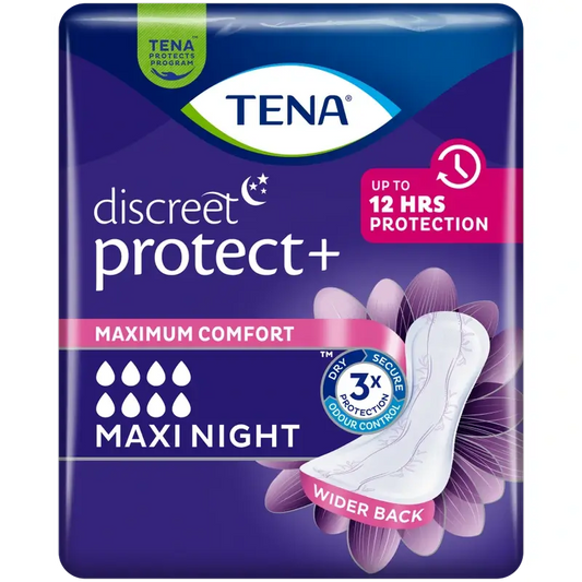 Tena Discreet Σερβιέτα Maxi Night, 12 τεμάχια