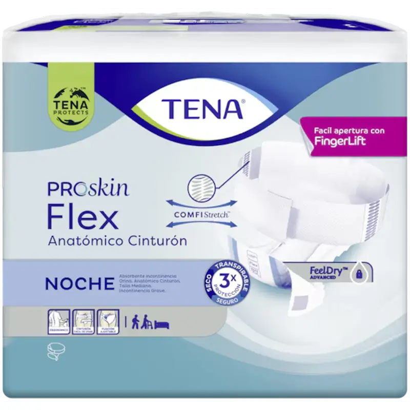 Tena Flex Proskin Plus Μεσαίο Νύχτα, 80 τεμάχια
