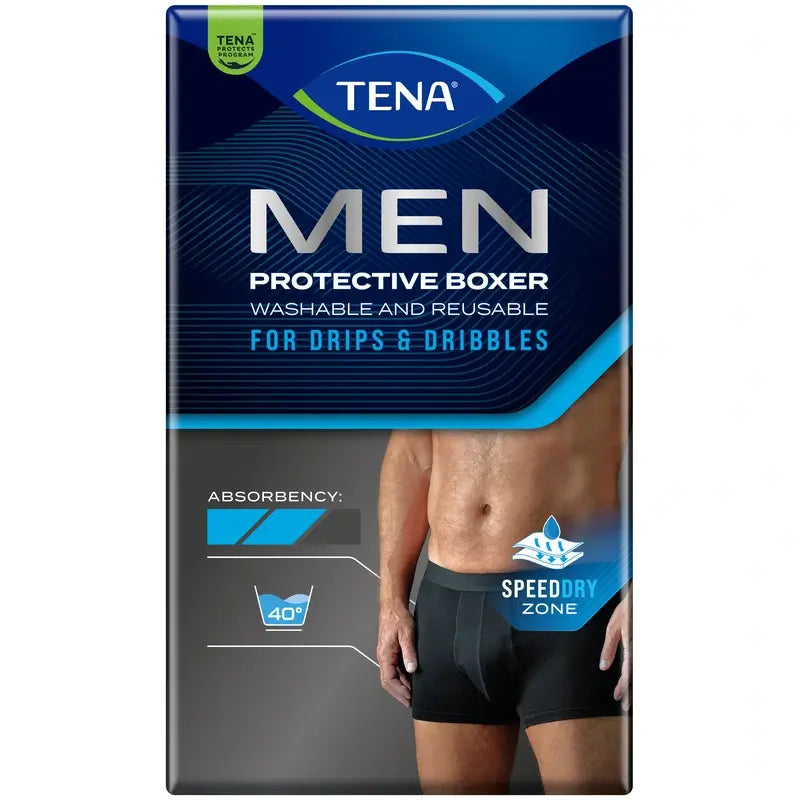 Tena Men Πλενόμενο Μπόξερ Μαύρο Μ, 1 τεμάχιο