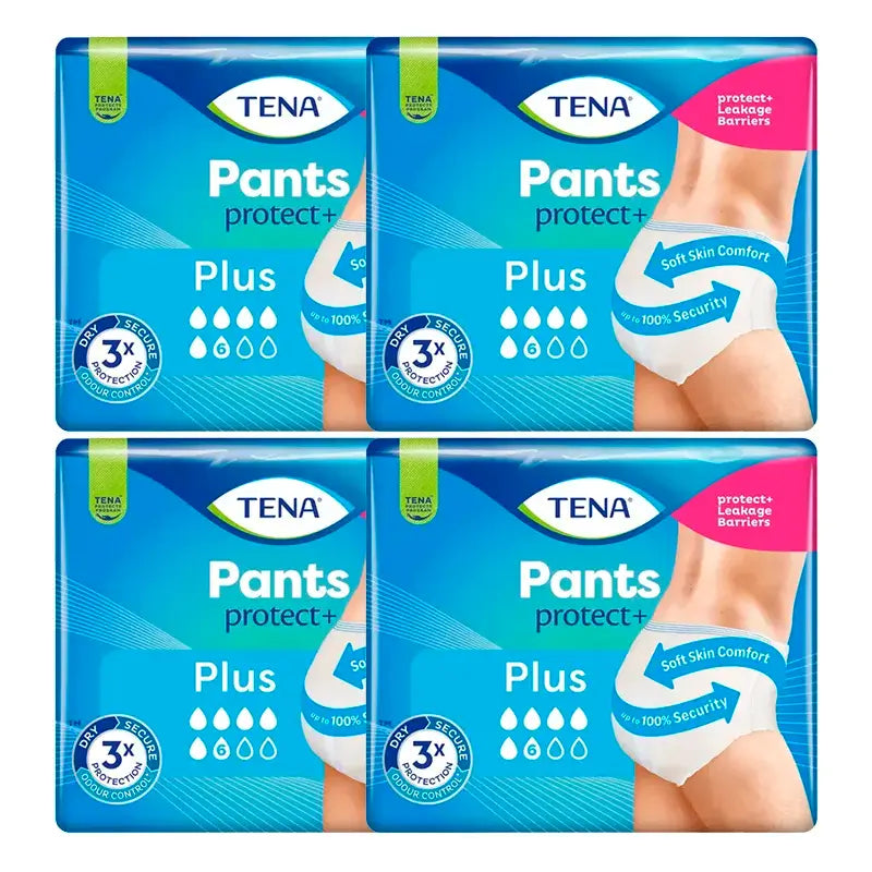 TENA Pack Pants Plus Μέγεθος L, 4 x 14 τεμάχια