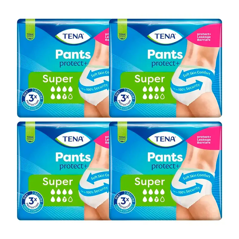 TENA Pack Pants Super Μέγεθος M, 4 × 12 τεμάχια