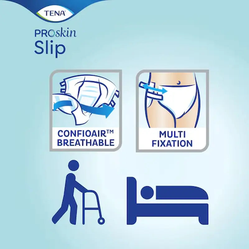 Tena Proskin Slip Ελαστικό Μεγάλο Supernoche, 80 τεμάχια