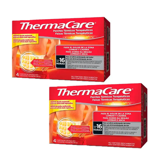 Thermacare Οσφύος-Ισχίο, Συσκευασία 2 x 4 τεμάχια