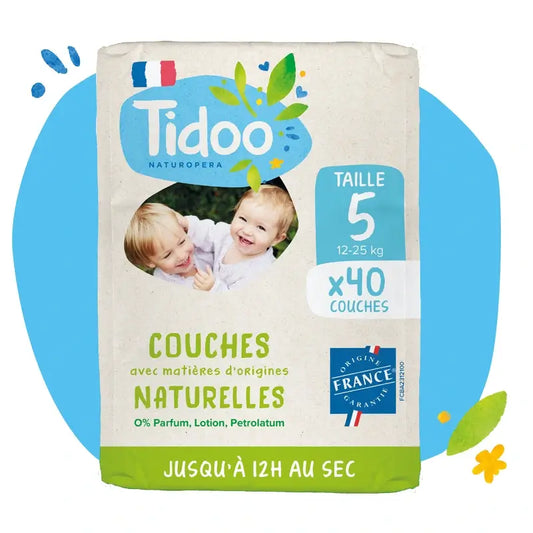 Tidoo Πάνες Μέγεθος 5 12/25 Kg Eco, 40 τεμάχια