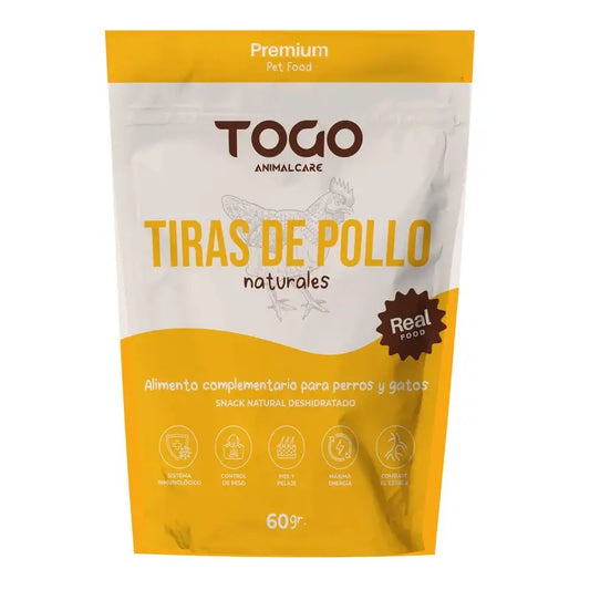 Togo Snack Natural Λωρίδες Κοτόπουλου, 1 τεμάχιο