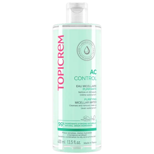 Topicrem Ac Control Καθαριστικό Μικκυλιακό Νερό, 400 ml