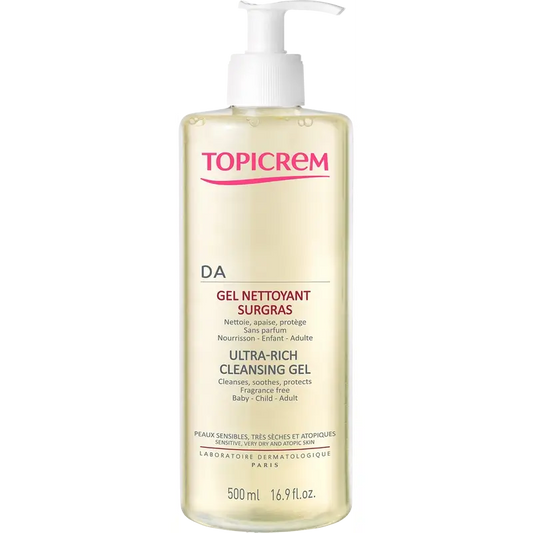 Topicrem Καθαριστικό τζελ με ενυδατική δράση 500 ml