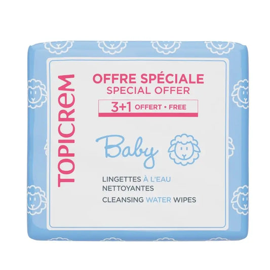 Topicrem Pack Baby Μαντηλάκια 3+1, 60 τεμάχια