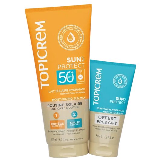 Topicrem Pack Sun Protect Γαλάκτωμα Σώματος SPF 50+ 200 ml + Aftersun 50 ml Δωρεάν 