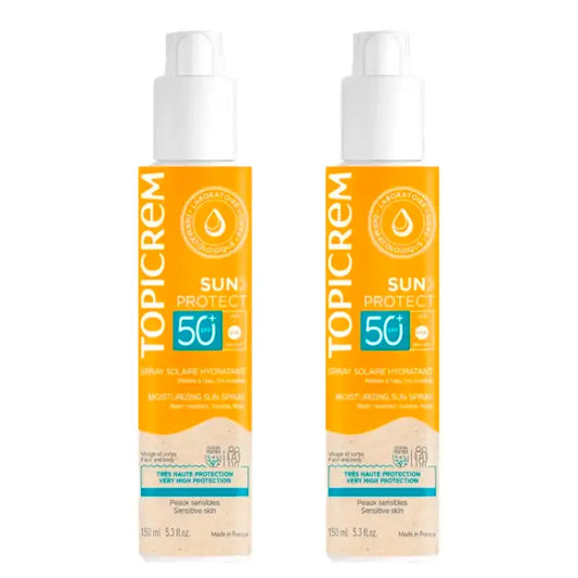 Topicrem Sun Protect Spray SPF 50+, Συσκευασία 2 x 150 ml