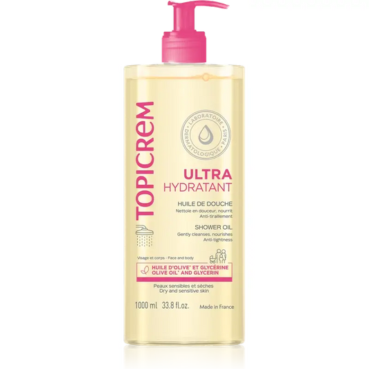 Topicrem Uh Λάδι για το ντους, 1000 ml