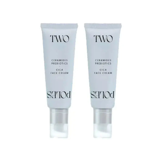 Two Poles Cica Κρέμα Προσώπου, Συσκευασία 2 x 50 ml