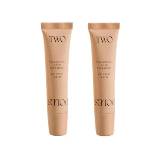 Two Poles Lip Hero Balm χωρίς χρώμα, συσκευασία 2 x 11 ml