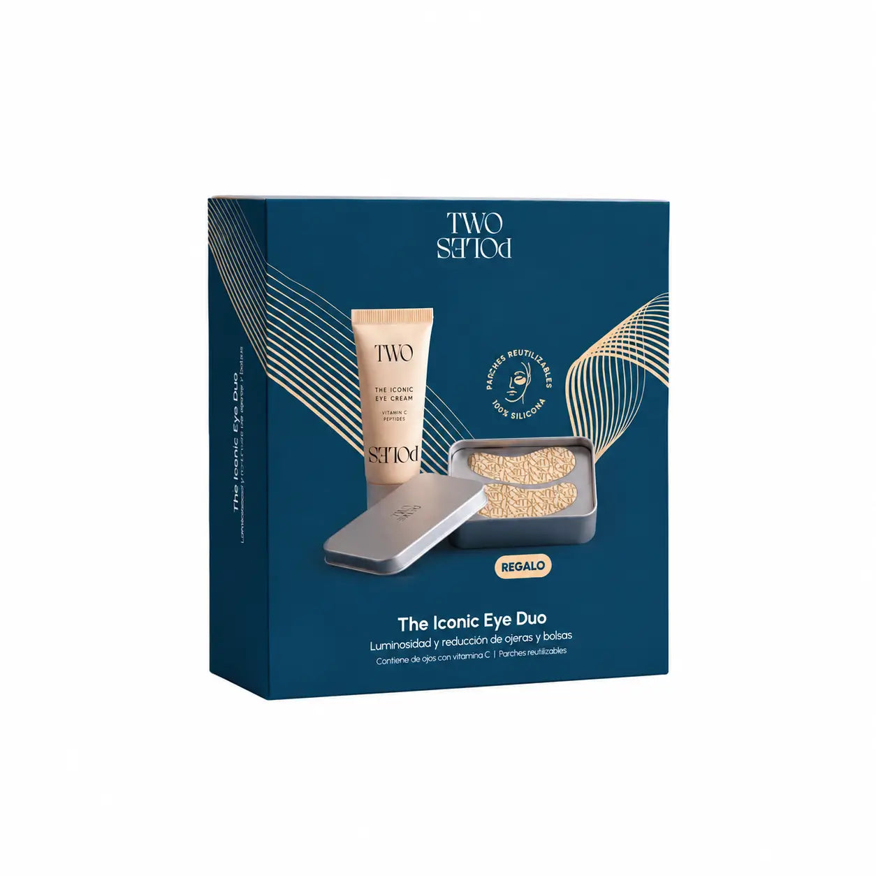 Two Poles Pack The Iconic Eye Duo: Κρέμα περιποίησης ματιών και επιθέματα, 15 ml