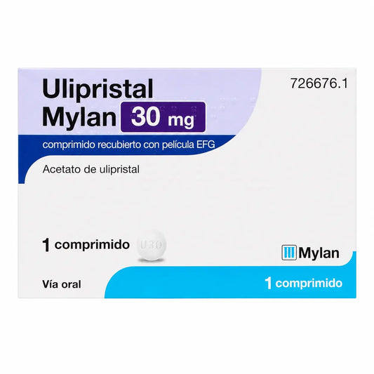 Ulipristal Mylan Efg 30 mg, 1 επικαλυμμένο δισκίο