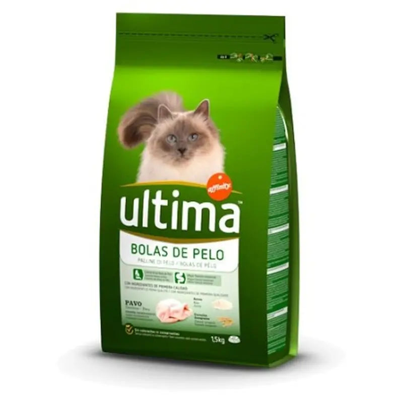 Ultima Pienso Cat Control για την καταπολέμηση των τριχόμπαλων, 1,5 kg