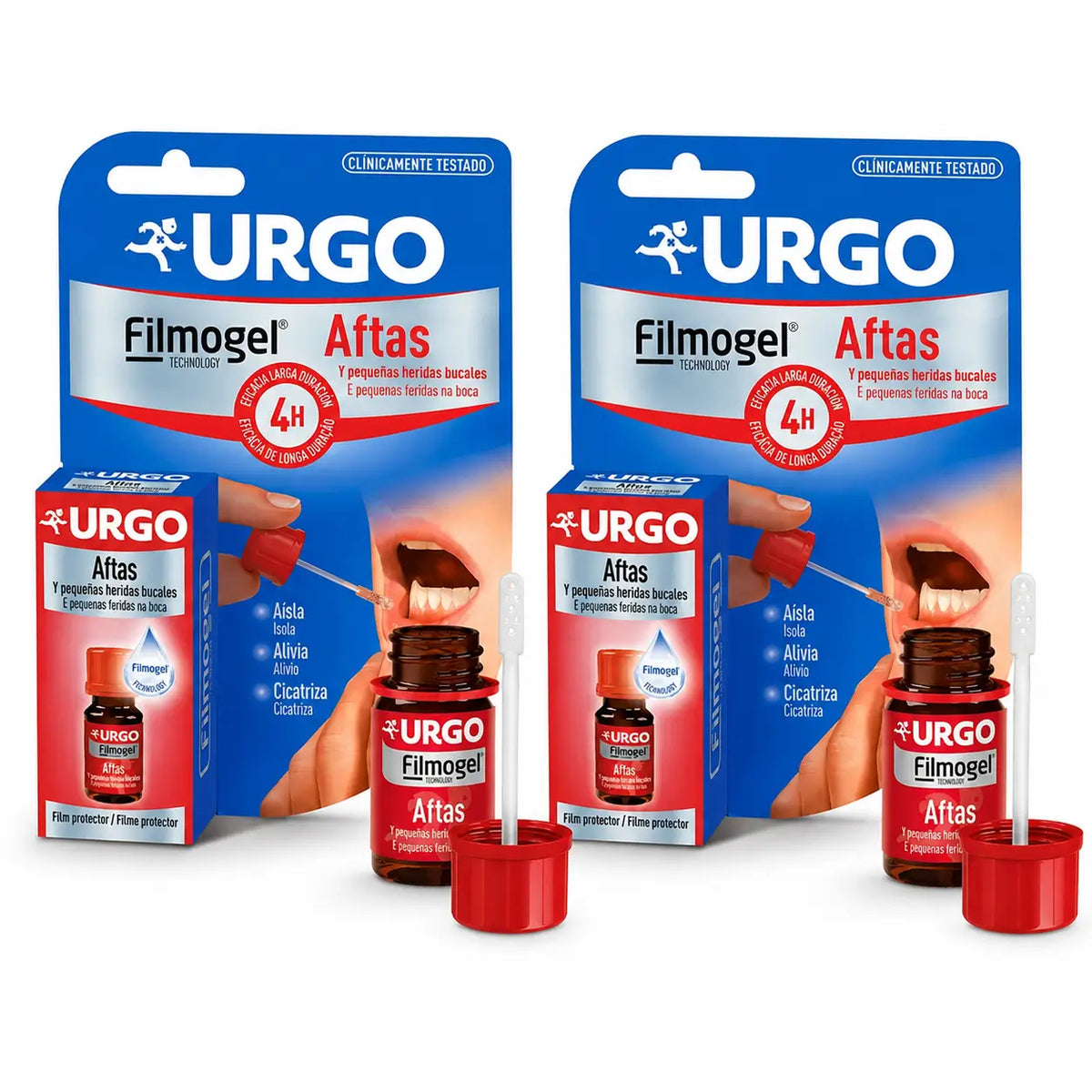 Urgo Aftas Filmogel Φιαλίδιο 6 ml, συσκευασία 2 τεμαχίων