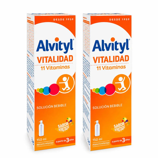 Urgo Alvityl Vitalidad 11 βιταμίνες 150 ml, συσκευασία 2 τεμαχίων