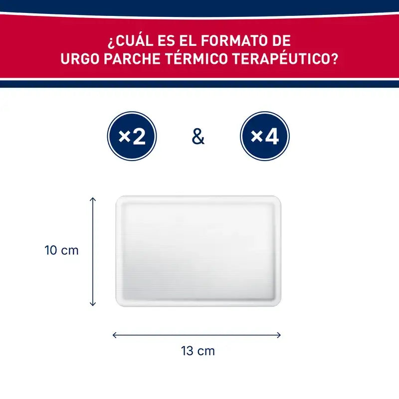 Urgo Θερμικό Θεραπευτικό Έμπλαστρο, 2 τεμάχια