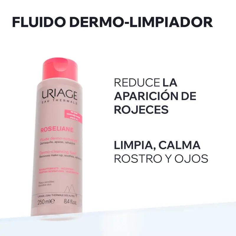 Uriage Roséliane Δερμοκαθαριστικό Υγρό, 250 ml