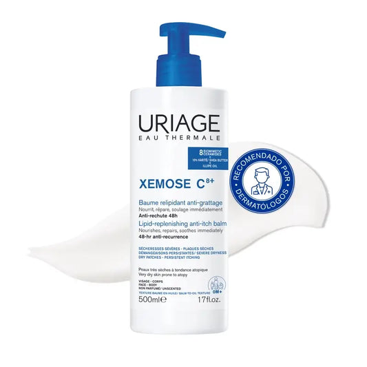 Uriage Xemose C8+ Βάλσαμο για την αποκατάσταση του λιπιδικού φραγμού και την καταπολέμηση του κνησμού 500 ml