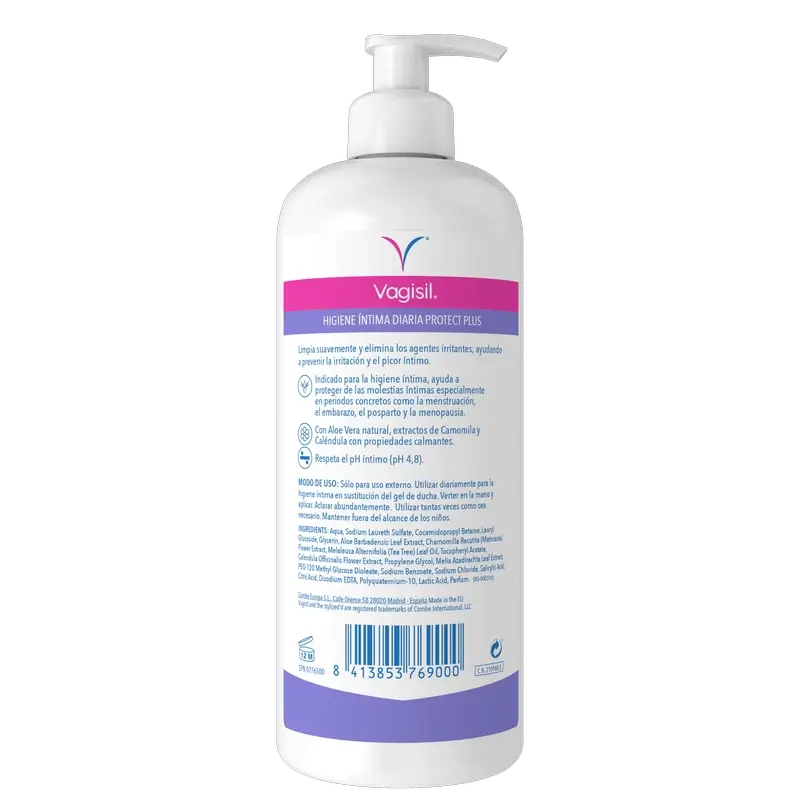 Vagisil Καθημερινή Εσωτερική Υγιεινή Protec Plus 500 ml