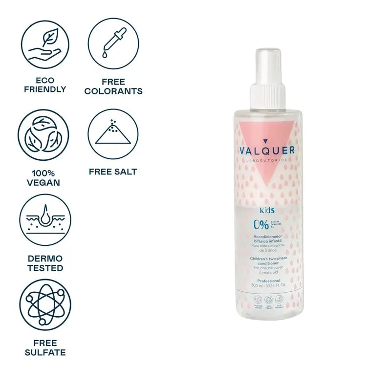 Valquer Hair Care Διφασικό Μαλακτικό για Παιδιά, 300 ml
