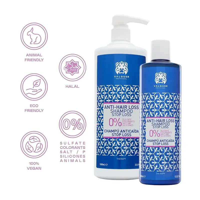Valquer Hair Care Σαμπουάν κατά της τριχόπτωσης, Stop Loss, 400 ml