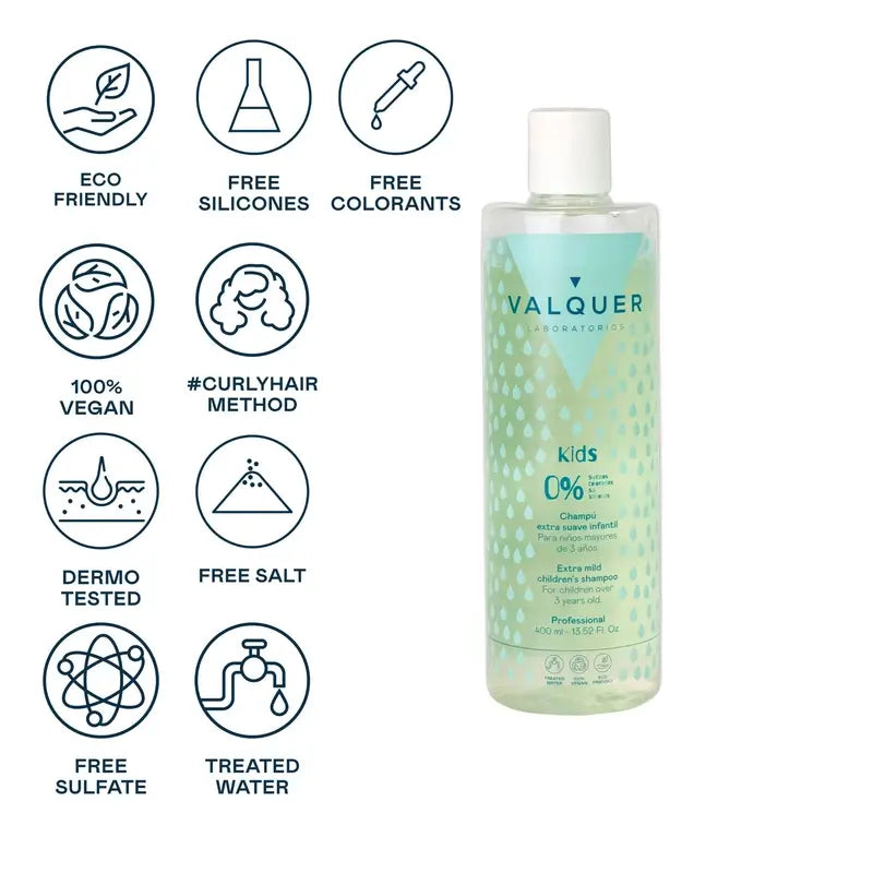 Valquer Hair Care Παιδικό Σαμπουάν Εξαιρετικά Απαλό, 400 ml