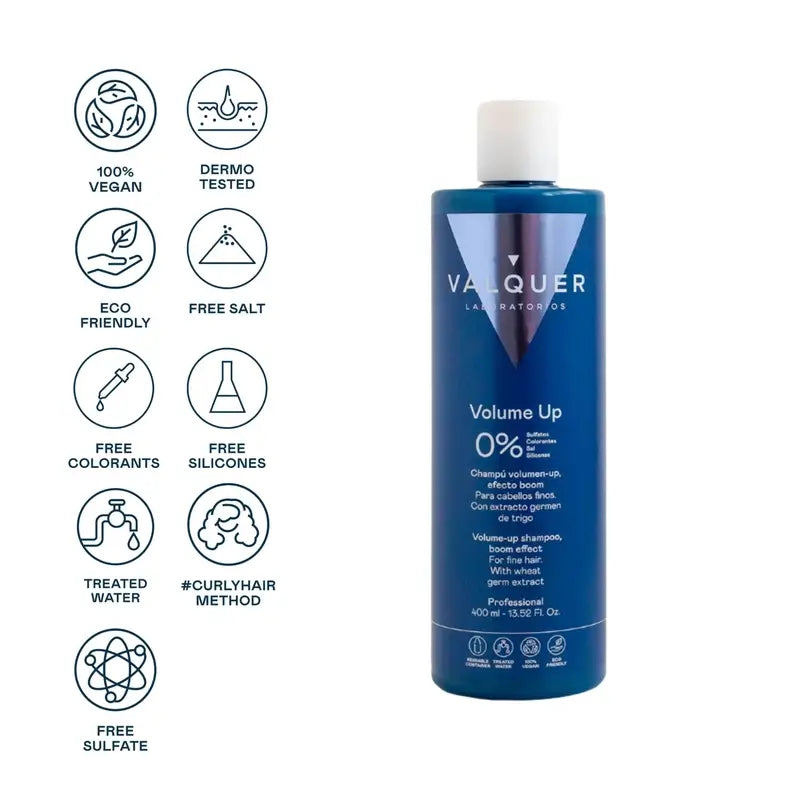 Valquer Hair Care Σαμπουάν για επιπλέον όγκο, 400 ml