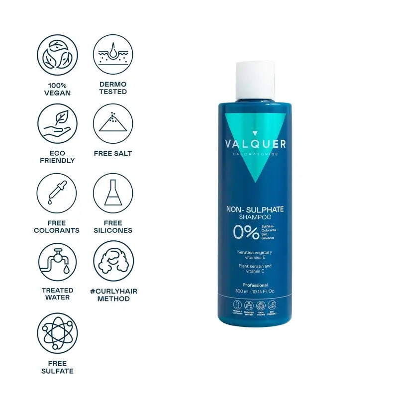Valquer Hair Care Σαμπουάν χωρίς θειικά άλατα, 300 ml