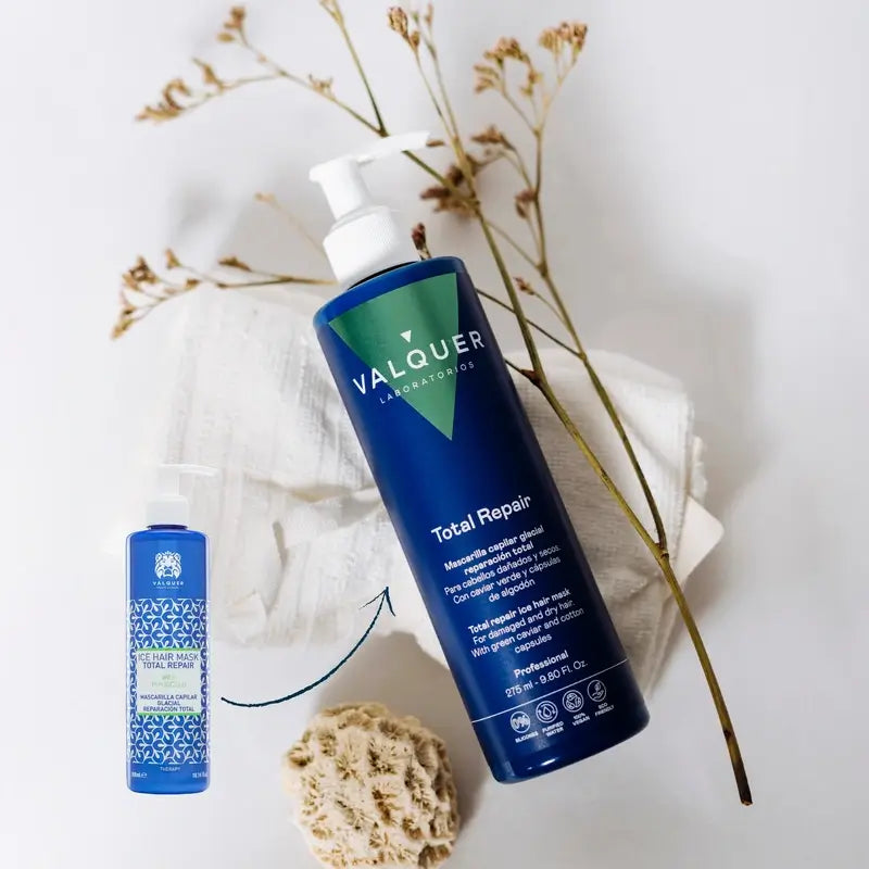 Valquer Hair Care Μάσκα μαλλιών Glacial για πλήρη αποκατάσταση, 275 ml