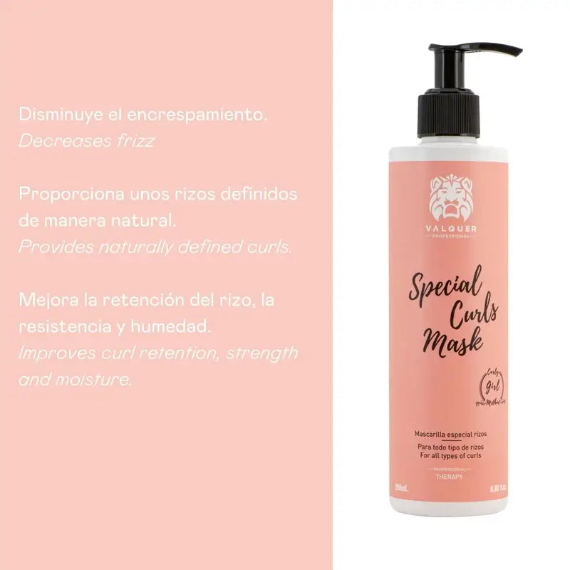 Valquer Hair Care Ειδική μάσκα για μπούκλες, 275 ml