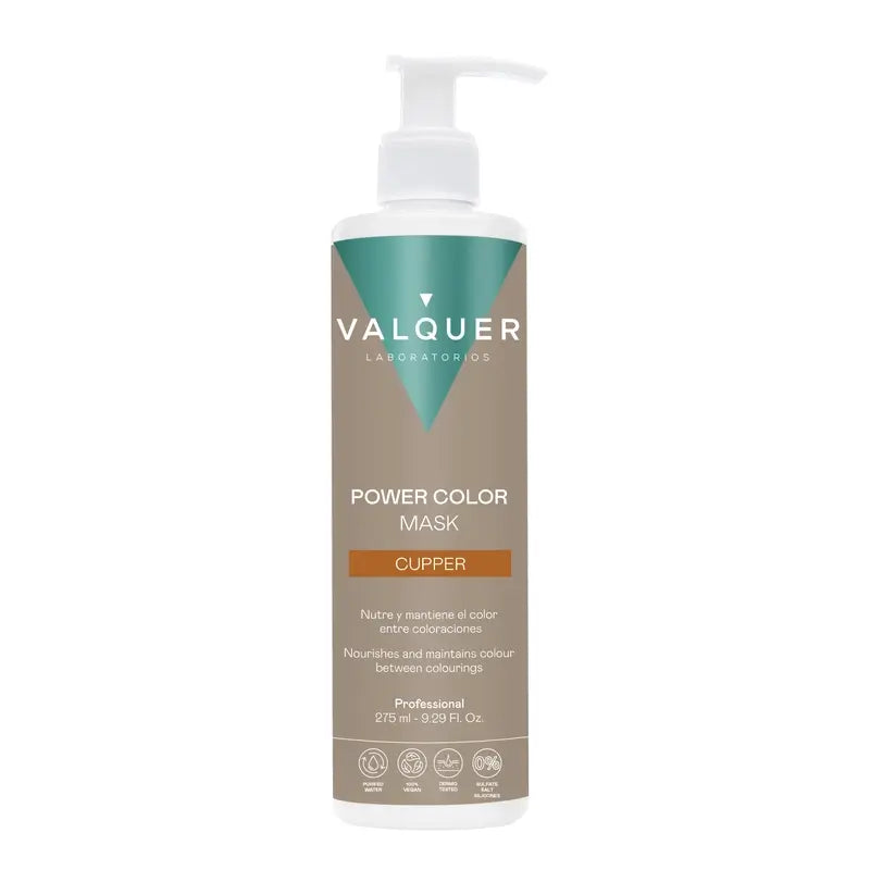 Valquer Μάσκα Χρώματος Χαλκού - Power Color, 275 ml