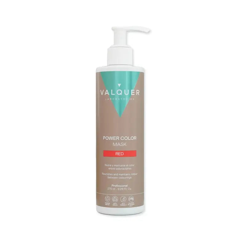 Valquer Μάσκα Προσώπου Κόκκινο - Power Color, 275 ml