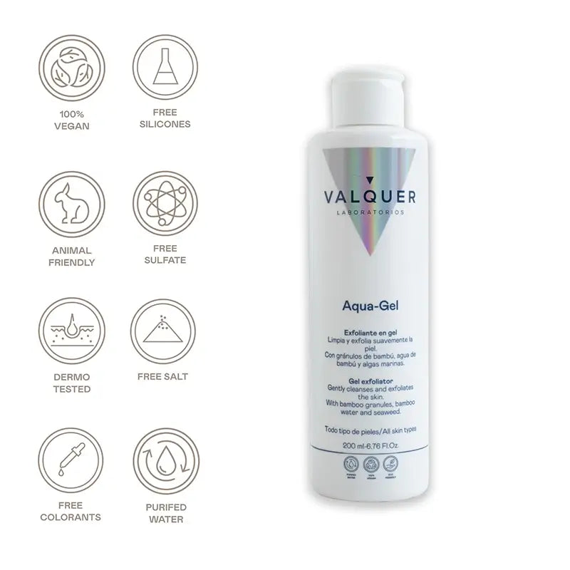 Valquer Skin Care Απολεπιστικό Aqua-Gel, 200 ml