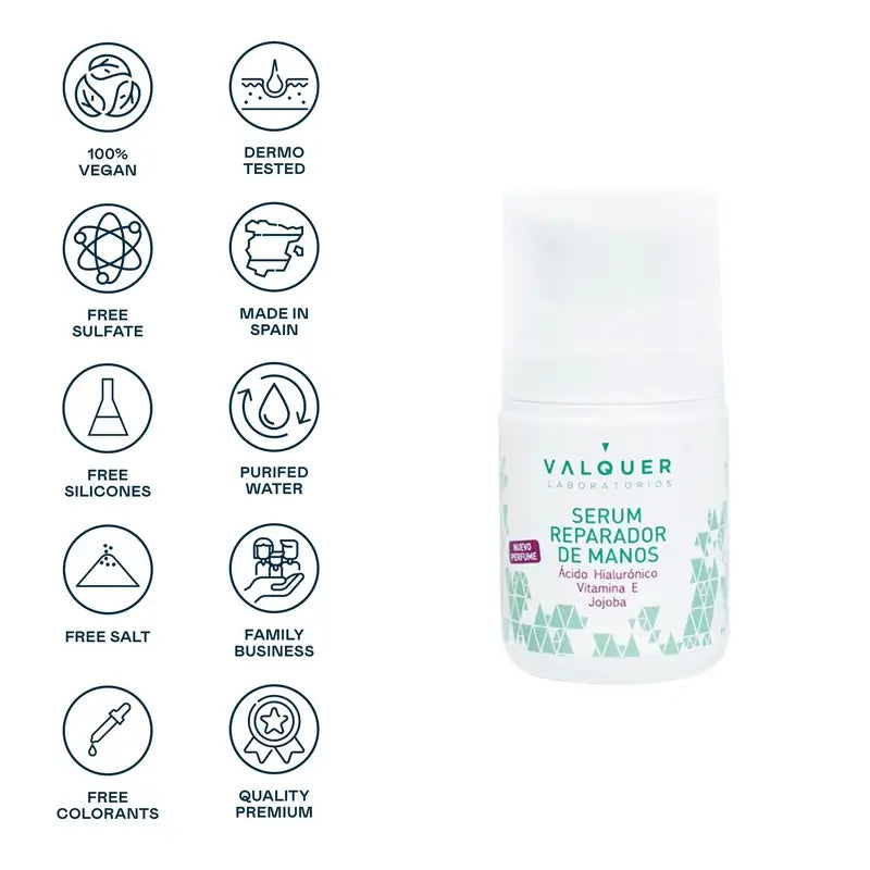 Valquer Skin Care Αναζωογονητικό Ορό για τα Χέρια, 50 ml