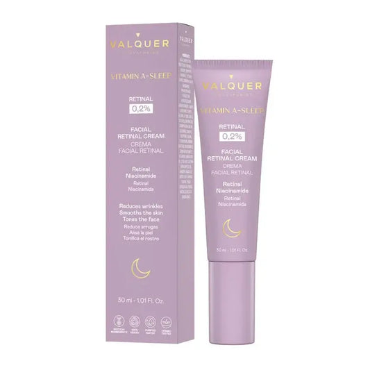 Valquer Vitamin A-Sleep Κρέμα προσώπου με ρετινόλη 0,2%, 30 ml
