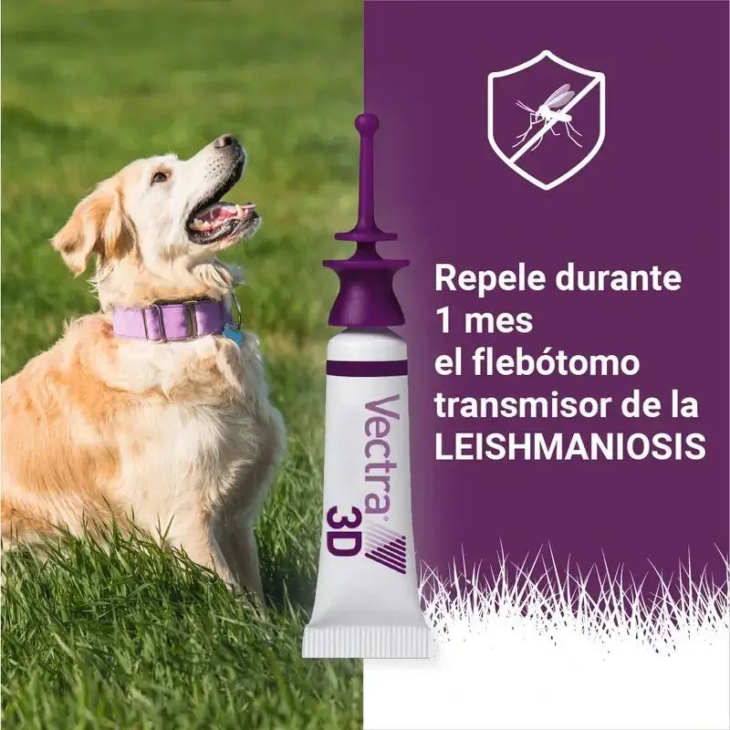 Vectra 3D για σκύλους 1,5-4 kg, συσκευασία 2 x 3 πιπέτες