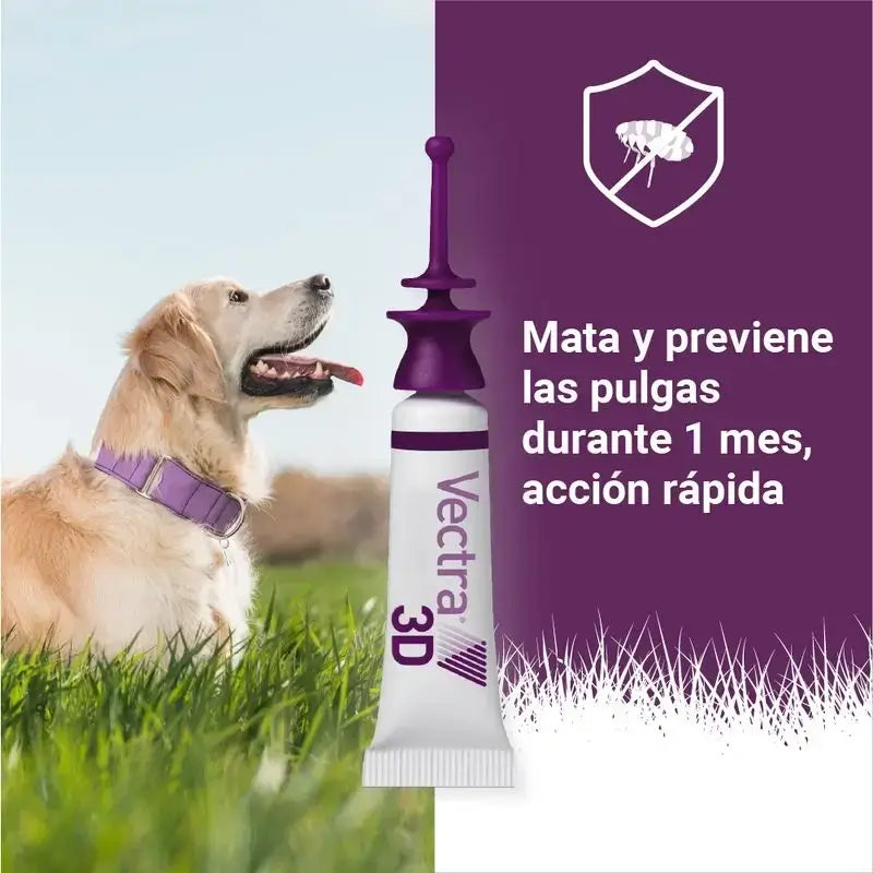 Vectra 3D για σκύλους 1,5-4 kg, συσκευασία 2 x 3 πιπέτες