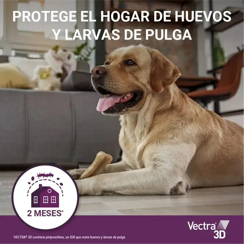 Vectra 3D για σκύλους άνω των 40 kg, συσκευασία 2 x 3 σταγονόμετρα