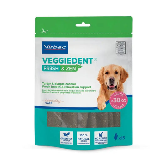 Virbac Veggiedent Zen L, Οδοντικό σνακ για σκύλους μεγάλων φυλών