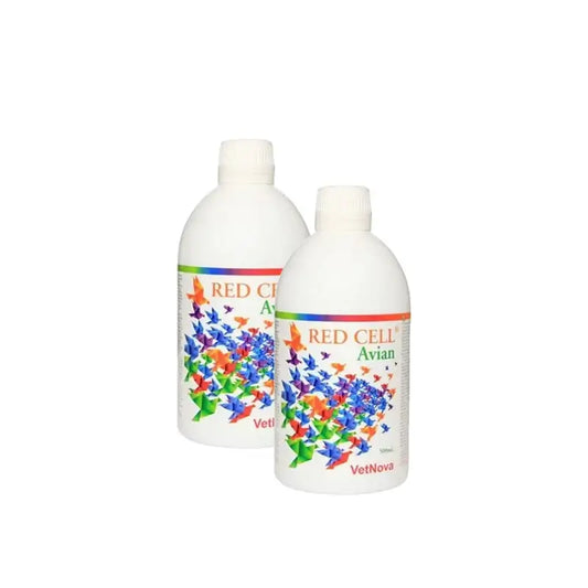 Vetnova Red Cell Avian 500 ml, συσκευασία των 2 τεμαχίων