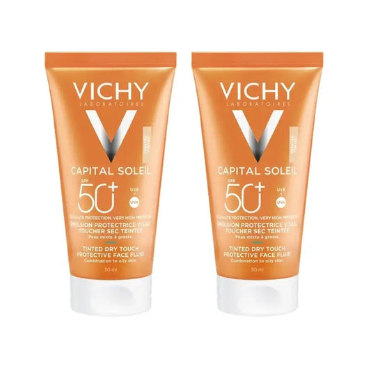 Vichy Capital Soleil BB Cream με ματ αποτέλεσμα, 2×50 ml 